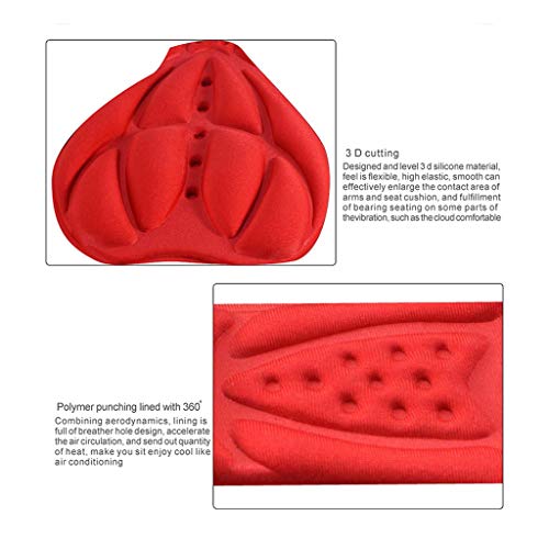 Weite - Conjunto com 2 capas com almofadas de gel para selim, confortável, para homens e mulheres, s