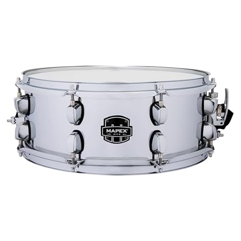 Mapex MPX Steel Snare Drum - 5.5 x 14-inch - Polished Cover