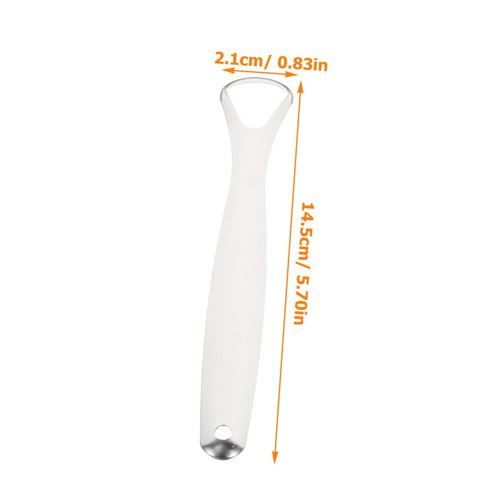 Healeved 4pcs Metal Tongue Scraper Set Cleaning Tongue Scraper for Adults Fresh Breath Oral Care Tool Portable Handheld