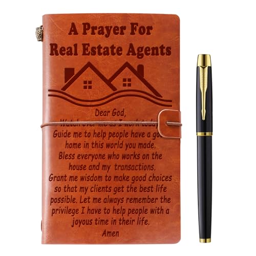 Journal en cuir pour agent immobilier : ne perdez plus jamais les notes de vos visites