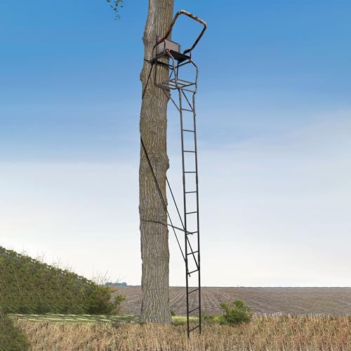 Big Game BGM-LS0355 Striker Xl Ladder Whitetail Deer Elk Mule Above Hunting Outdoors Flex-Tek Seat 17.5' Tall 1-Person Tree Stand thumb #7