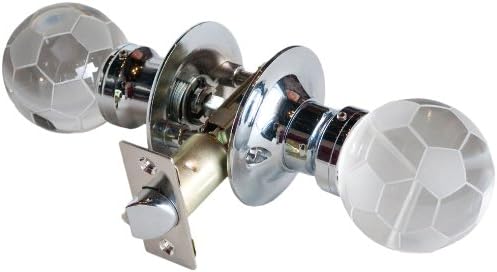 Krystal Touch of New York 3616CPA Soccer Ball Passive Doorknob, 2.5-Inch, Chrome