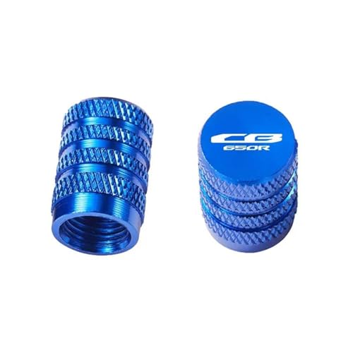 Bouchon de valve de pneu de roue de moto accessoires universels bleus CB650R