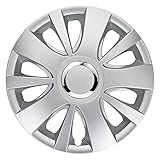  CM DESIGN HIT Silber 15 Zoll, passend für Fast alle Mercedes Benz z.B. für E-Klasse W123 Limousine Serie1