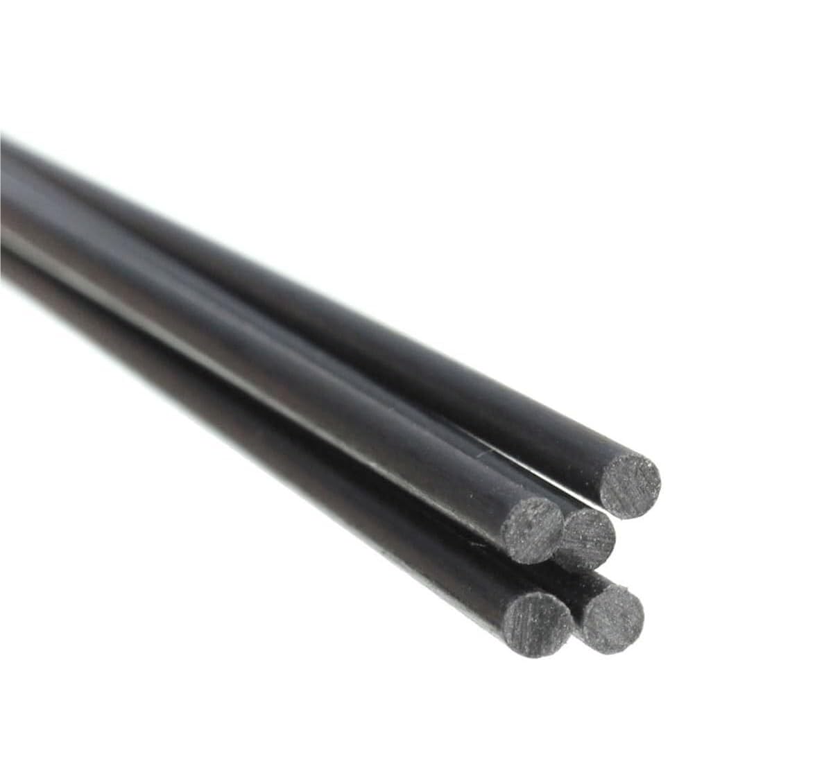 20 szt. Prętów z włókna węglowego, długość 500 mm, różne zestawy o średnicy 1,0–3,0 mm(3mm)