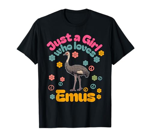this girl loves Emus Bird Funny emu �����Y ���f�B�[�X T�V���c