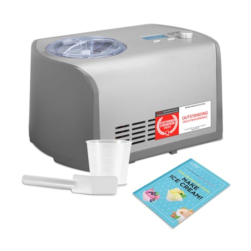 KUMIO Gelatiera Autorefrigerante, Gelatiera Con Compressore, Macchina