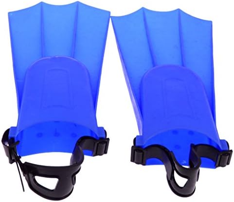 Miniatura 7 de Adultos Aletas Ajustables Natación Buceo Herramientas de Aprendizaje - Azul, L
