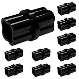 FORMUFIT F012ICO-BK-10 Internal PVC Coupling, Furniture Grade, 1/2