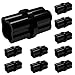 FORMUFIT F012ICO-BK-10 Internal PVC Coupling, Furniture Grade, 1/2" Size, Black (Pack of 10)