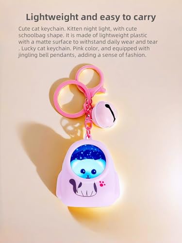 3PCS Cute Keychain Set – Cat Backpack Bag Charms, Cartoon Pop Bubble Pendant Keychain, Mini Whack-A-Mole Game Pop It Key Chains – Fun and Creative Keyring Gift for Boys Girls2