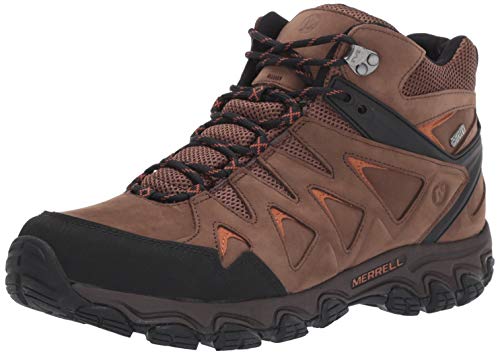 Merrell Men's Pulsate 2 MID LTR Waterproof Hiking Shoe, Dark Earth, 11.5 W