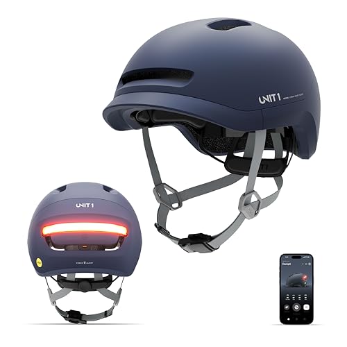 UNIT 1 NEON MIPS Smart Bike Helmet with Rear LED