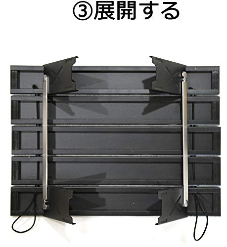 Baytter キャンプテーブル アルミ製 アウトドア用 ミニテー
