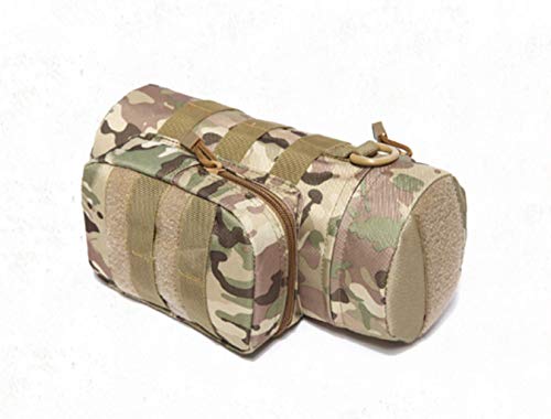 Jipemtra Tactical Military Molle Water Bottle Pouch H2O Hydration Carrier Holder Military Molle Tactical Travel Carry Bag Case For Outdoor Activities Running Cycling Camping (Green) #TOP5