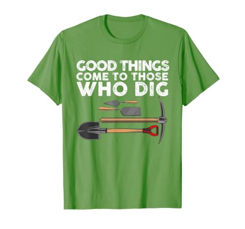 Funny Archaeology for Men Women Anthropology Archaeologist T-Shirt, Men, Grass Green, Medium