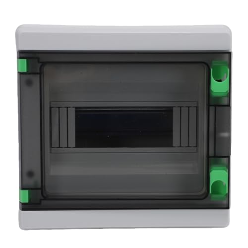 Boîte de Distribution Énergie IP66 9 Voies Naroote avec Couvercle Transparent pour Atelier