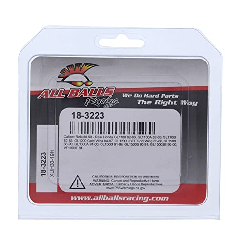All Balls Racing Caliper Rebuild Kit Rear 18-3223 Compatible With/Replacement For Honda GL 1100 A Gold Wing Aspencade 1982-1983, GL 1200 L Gold Wing Limited EFI 1985, GL 1200 SE-I Gold Wing EFI 1986 by All Balls - Used condition - Image 4