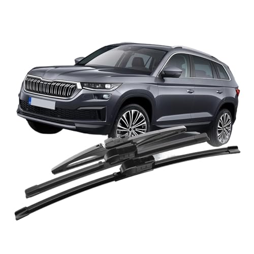 Balais d'essuie-glace Skoda Kodiaq anti-traces pour une visibilité nette