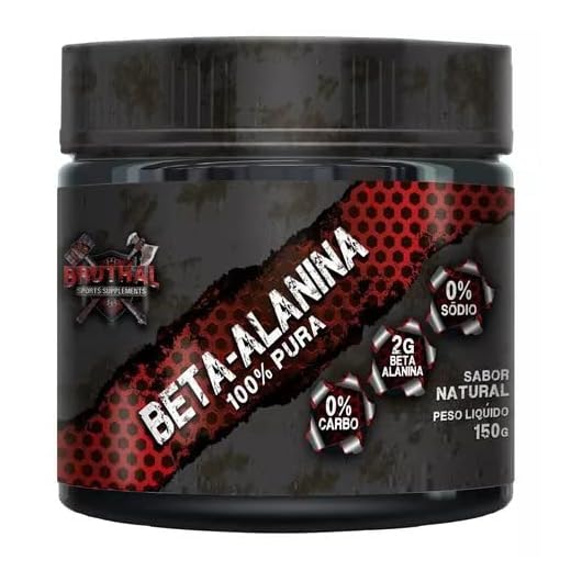 Beta Alanina 100% Pura 150g - Bruthal Sports