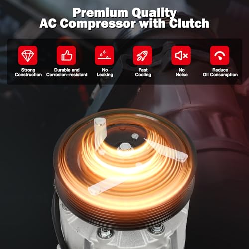 Image of CCIYU AC Compressor w /Clutch for Nissan Sentra 2.5L 2007-2012