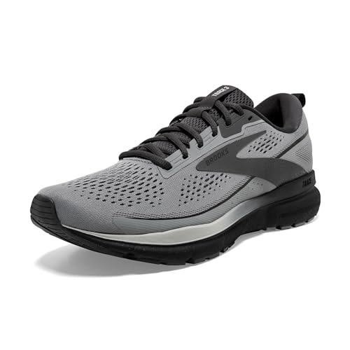 Brooks Men’s Trace 3 Neutral Running Shoe - Grey/Black/Ebony - 8 Medium by Brooks - Used condition - US$67.44
