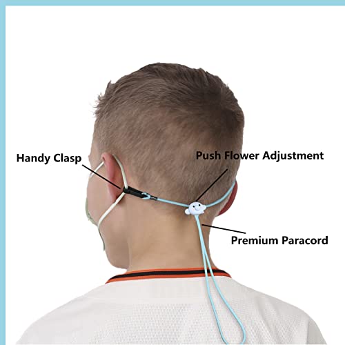 Miracredo 5 Pcs Adjustable Length Toddlers Mask Lanyard, Safety And Comfortable Kids Mask Holders thumb #3