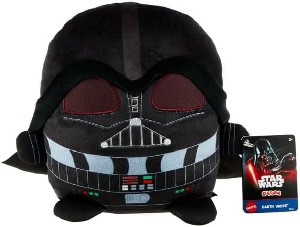STAR WARS Cuutopia Plush 5-inch Toy, Rounded Soft Pillow Doll Inspired with Bonus Sticker (Darth Vader)