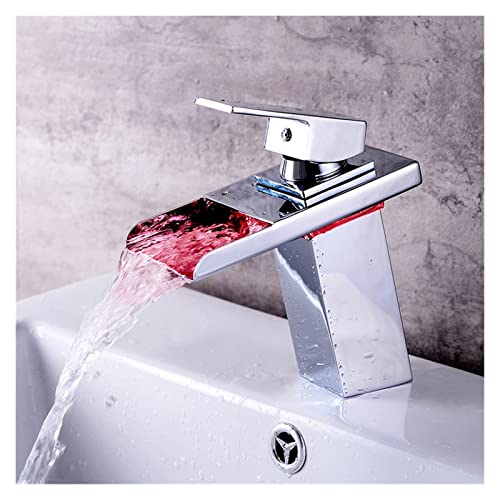 Oesen Shower Panel Tower Led Lights Bathroom Basin Faucet Waterfall Brass Chrome, Cold Hot Sink Mixer Tap Led Shower Column Stainless Steel Brushed #TOP3