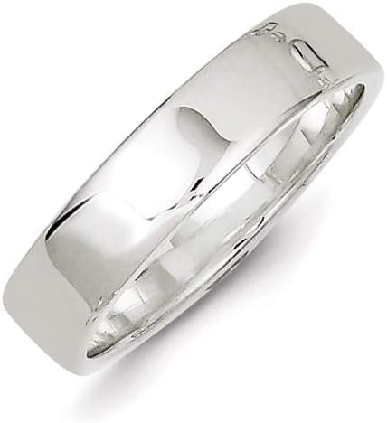 925 Sterling Silver 5mm Flat Bridal Engagement Wedding Band Ring Fine Jewelry For Women Gifts For Her 8.5 image 2 of 9 B0D5P1GTL1