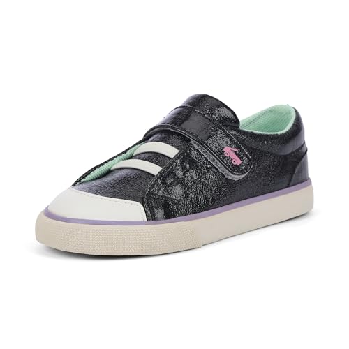 See Kai Run Basics - Alex Sneaker for Kids, Black Metallic, 7