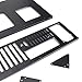 Open Chassis Gaming PC Frame, ATX Motherboard Support Bracket - Mining Frame for DIY Gaming Computer Case, 305x245mm Size (Black)