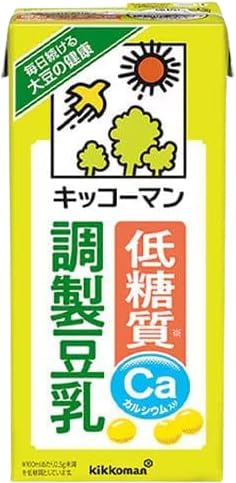 [3ヶ月定期便]キッコーマン 低糖質調製豆乳1000ml 18本セット 1000ml 3ケースセット ※離島への配送不可