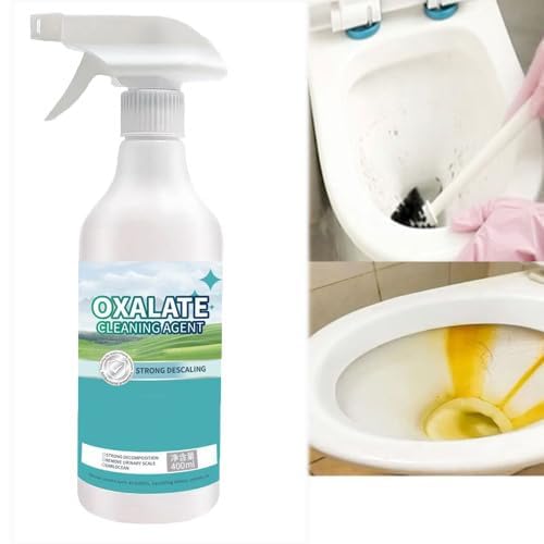 MRGIINRI Oxalic Acid Cleaner, High Concentration Oxalic Acid Toilet All-purpose Cleaner, Highly Effective Oxalic Acid Cleaning, Multi purpose Oxalic Acid Spray, For Floor Tile Countertop