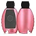 Produktbild kwmobile Autoschlüssel Hülle kompatibel mit Mercedes Benz 2-3-Tasten Autoschlüssel (nur Keyless Go) - TPU Schutzhülle Schlüsselhülle Cover in Rosegold matt