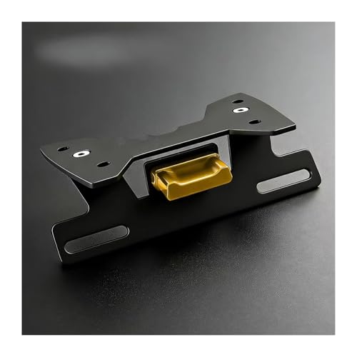 Support plaque immatriculation moto pour GSXR 600 750 jaune
