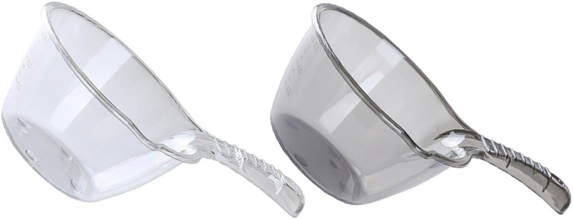 2Pcs Long Handle Water Ladles for Home and Restaurant PP | Easy to Clean, Efficient Transfer, Large Capacity, Design, Kitchen and Bath Use