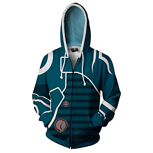 Eden Camilla Jace Beleren Cosplay Hooded Sweatshirt Unisex Adult Green