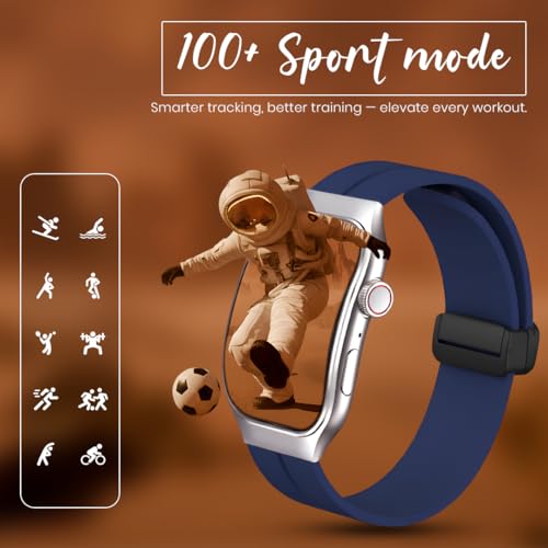 Image of GameSir Fitrivo Silver Dial Smart Watch Combo 2.01 inch AMOLED Display with 4 Straps, Bluetooth Calling, IP67, Crown Control, 100+ Sports Modes, SPO₂ & Health Tracking, for Men & Women (Silver Dial)