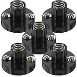 Construction durable : fabriqués en bakélite et en alliage, ces supports de lampe sont conçus pour durer et résister aux dommages au fil du temps. douille à vis pour ampoule