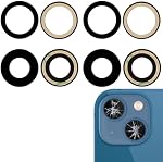 Nufix 2 Sets Back Camera Lens Replacement for iPhone 12 with Adhesive