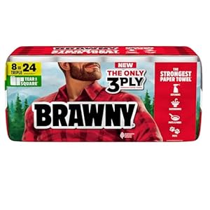 Brawny Tear-A-Square 3-Ply Paper To...