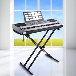 Support pour Clavier, Clavier Double Embase Support 29 – 91cm avec des Sangles de Verrouillage de Clavier Piano Sécurisé pour enfant et amateur débutant Clavier de Piano - Les Beatles, Paul McCartney, John Lennon, RIngo Starr, George Harrison