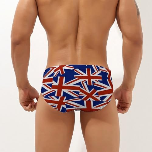 United Kingdom UK Flag Men's Swim Briefs Sexy Bikini Swimsuit Beach Shorts Underwear Low Waist2