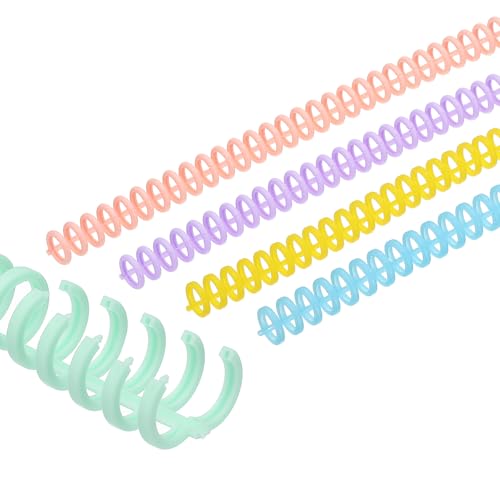 Spirales de reliure 12 mm PATIKIL multicolores pour organiser vos dossiers de bureau
