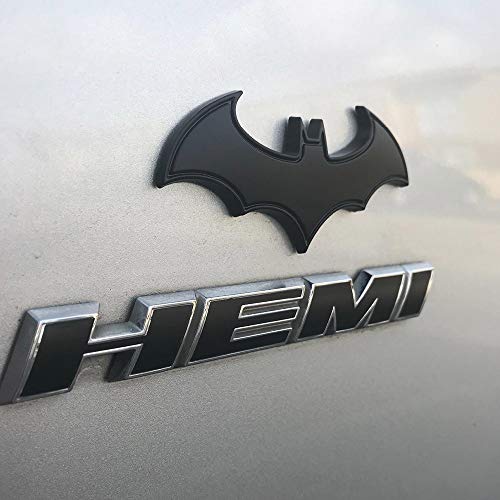 Emblema Adesivo em metal 3D Batman Morcego preto acessórios para carro moto veiculos adesivo decoraç