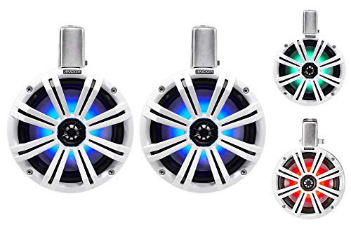 Audiosavings Bundle: 4 parlantes torre Kicker 8" 1200w con LED miniatura 2