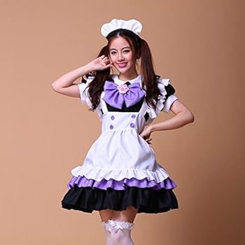 Amazon.co.jp: [Joel] コスプレ衣装 ロリータ メイド服