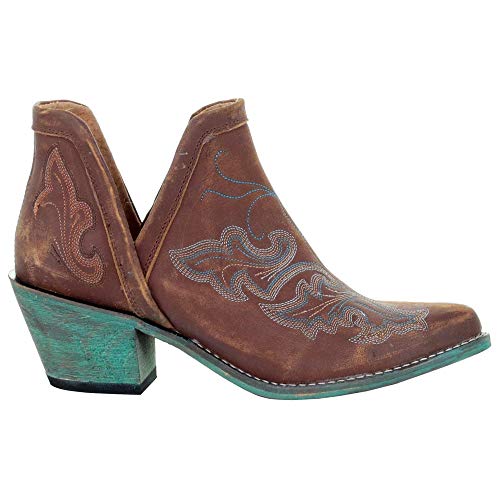 Corral Boots Women's Q0099 Leather Embroidery Snip Toe Western Casual Cowgirl Shoes