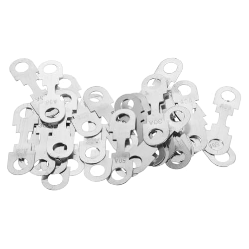 Kit de reemplazo Cabilock de 30 tiras planas de fusibles metálicos para automóviles, camiones y RVs, aleación de zinc, rendimiento estable e instalación fácil miniatura 1